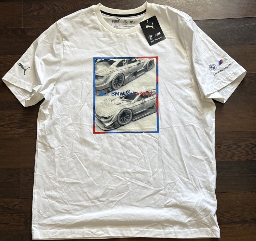 [531196-02] Mens Puma BMW Motorsport LOGO GRAPHIC TEE Sz XL